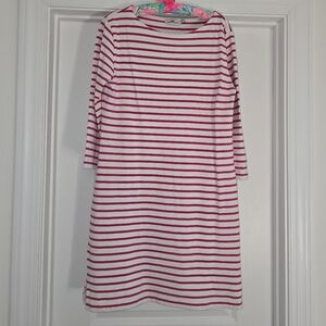 Vineyard Vines Pink and White Striped Mini Dress